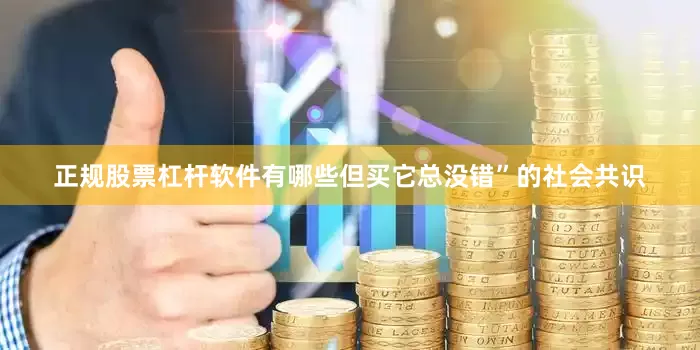 正规股票杠杆软件有哪些但买它总没错”的社会共识